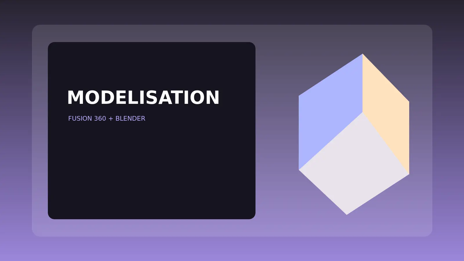 Visuel provisoire de modélisation 3D