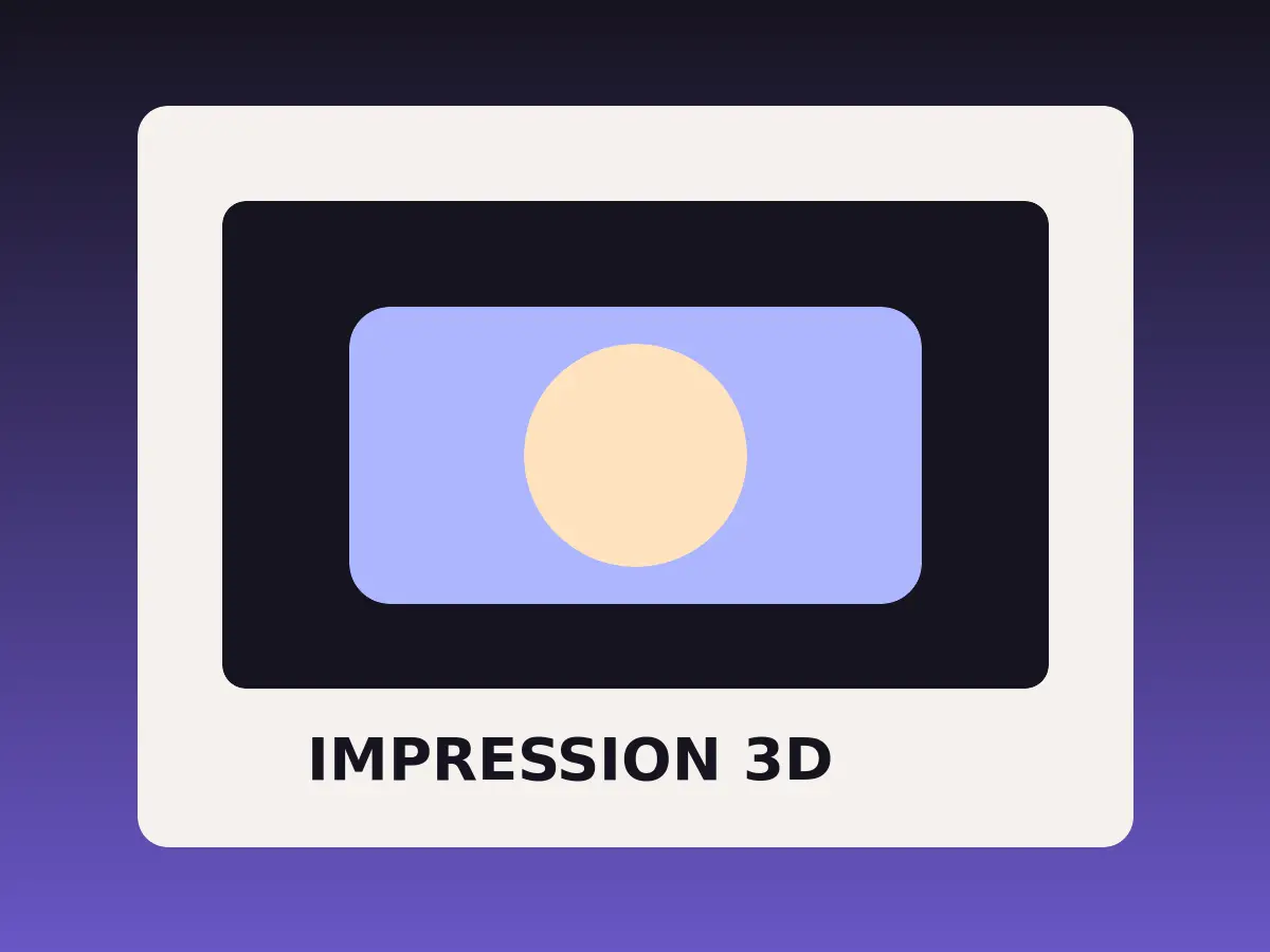 Visuel provisoire d’impression 3D